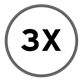 3X POINTS icon